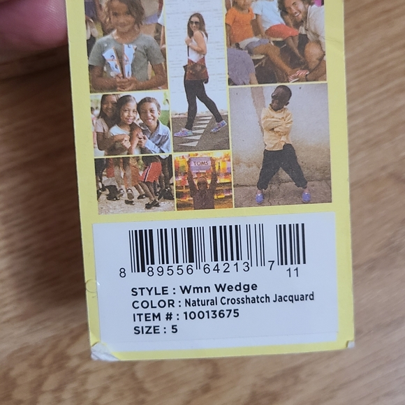 Toms wedge size 5 - Picture 4 of 7